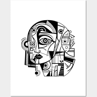 Cubist Woman Posters and Art